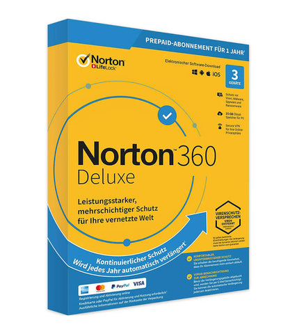 Antivirus Norton Deluxe validità 1 anno